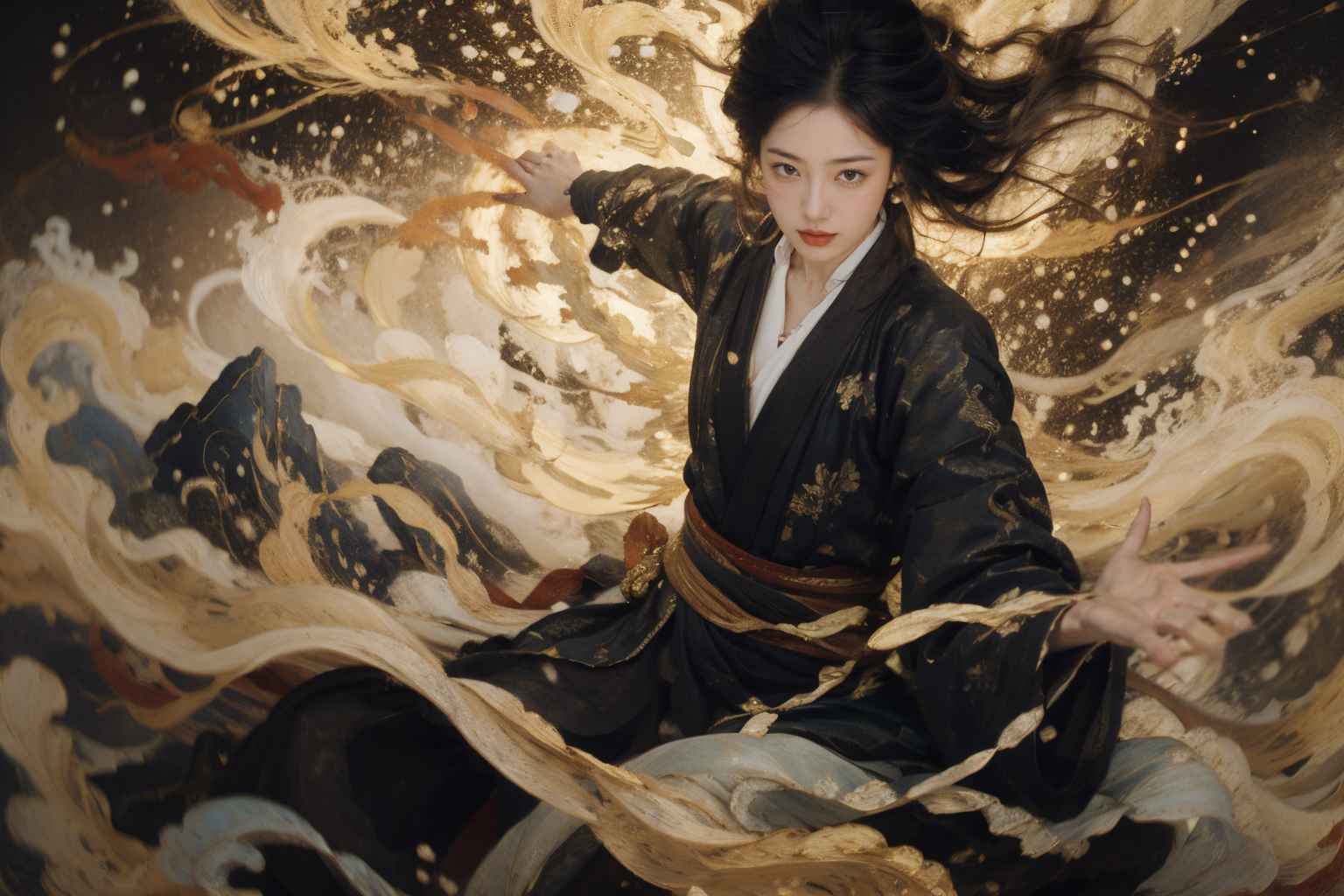 01233-1367171710-Symmetrical art, full body, phoenix, vortex,_masterpiece, best quality, 8k wallpaper,cloud,_lora_PAseerGoldenWindSD1.5-V1_0.8__T.png